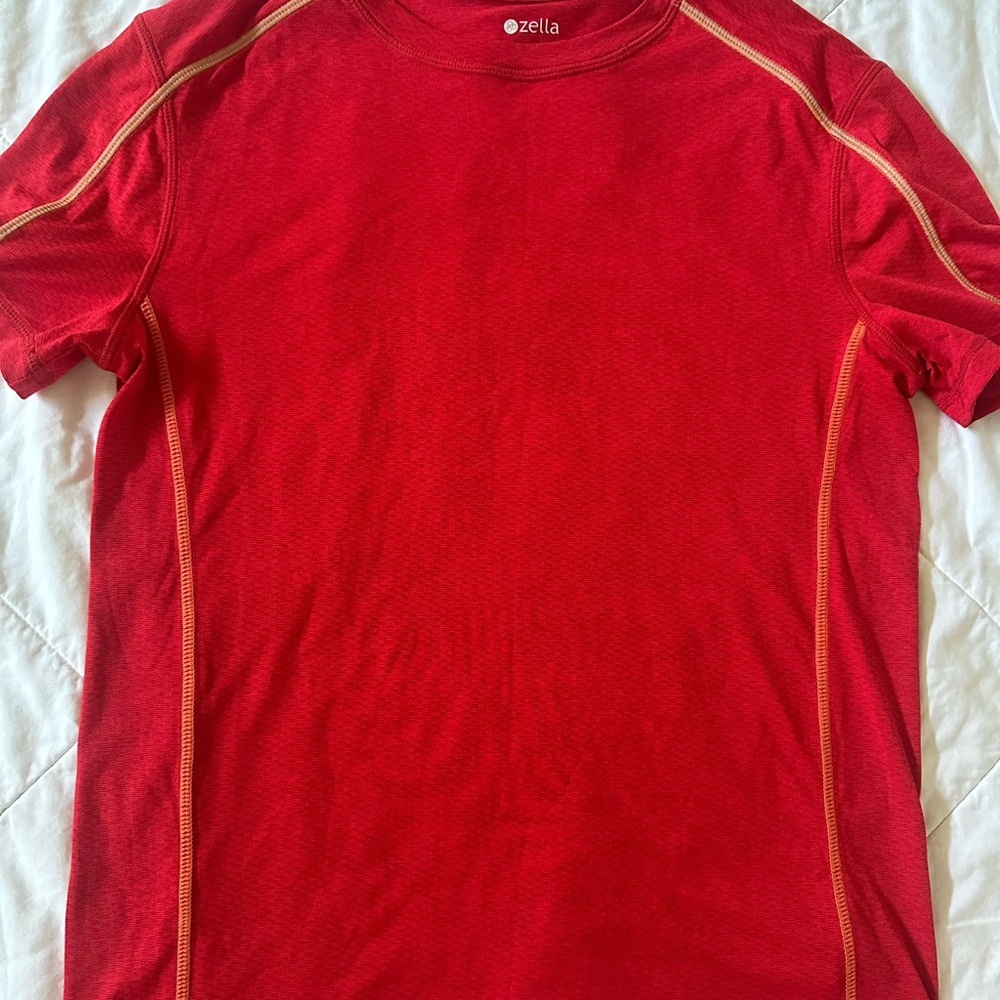 Zella Boys Vibrant Red Short Sleeve Active Tee- 
Sz L (10/12)